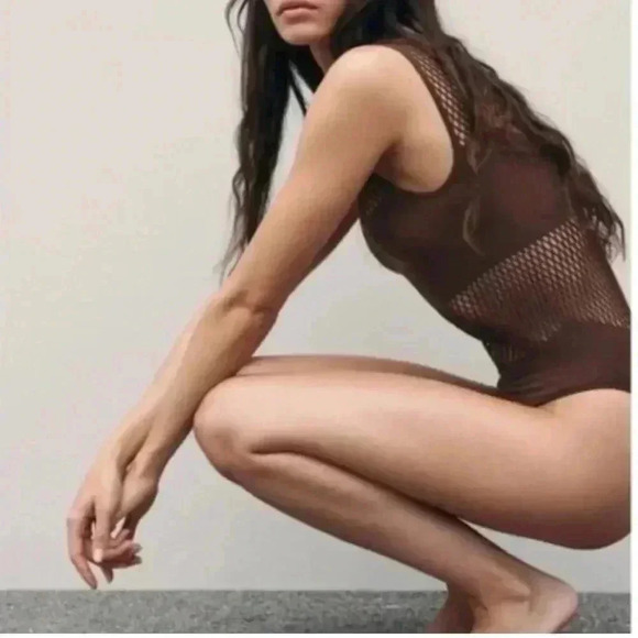 Zara Seamless Limitless Contour Collection Bodysuit Size M/L NWT - Picture 3 of 7